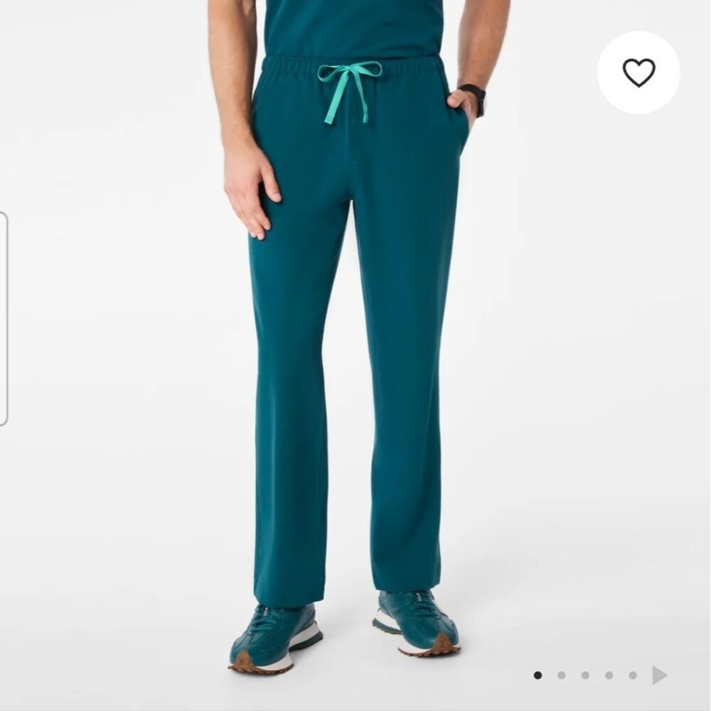 Figs Pisco Basic Scrub Pants FM4500, Caribbean Blue, Size S, Good Used Condition